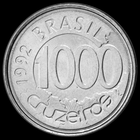 1000 cruzeiros 1992