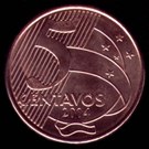 5 Cents real reverso